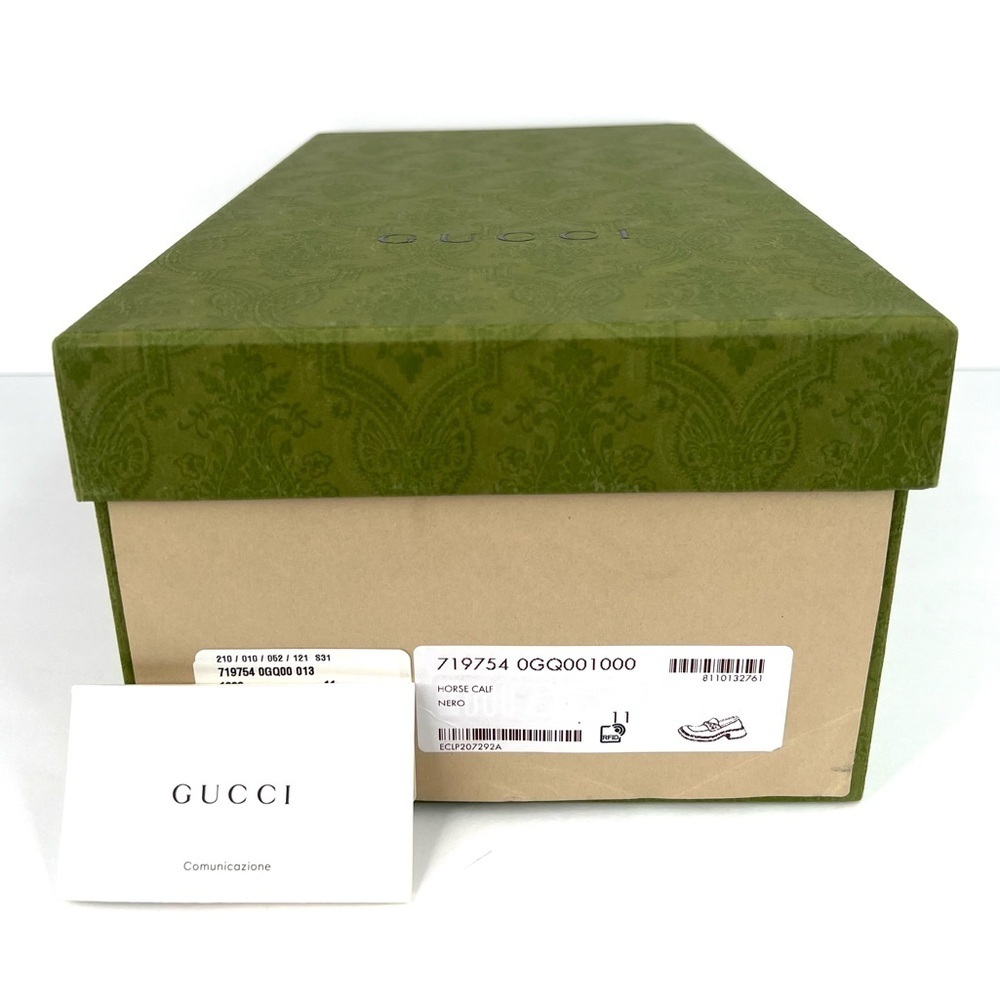 GUCCI Interlocking Horsebit Chucky Rubber Sole Loafers UK 11 - US 11.5 - EU 45 - Picture 2 of 10